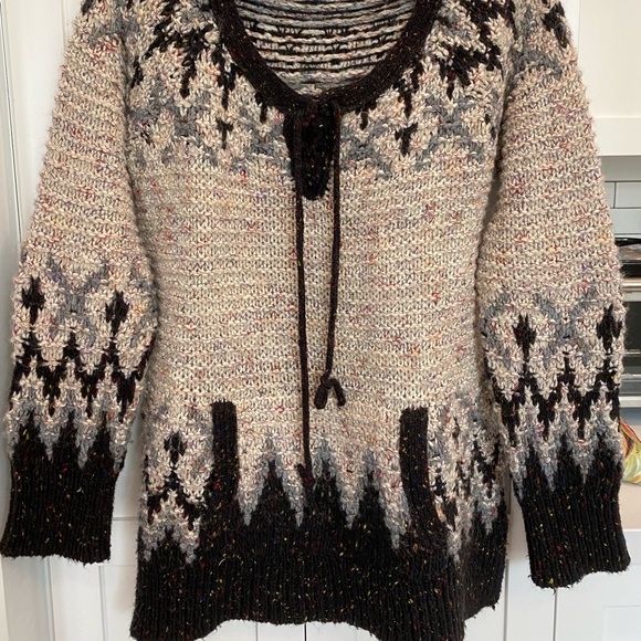 Free People Oversize Sweater, Multi color - Picture 1 of 4